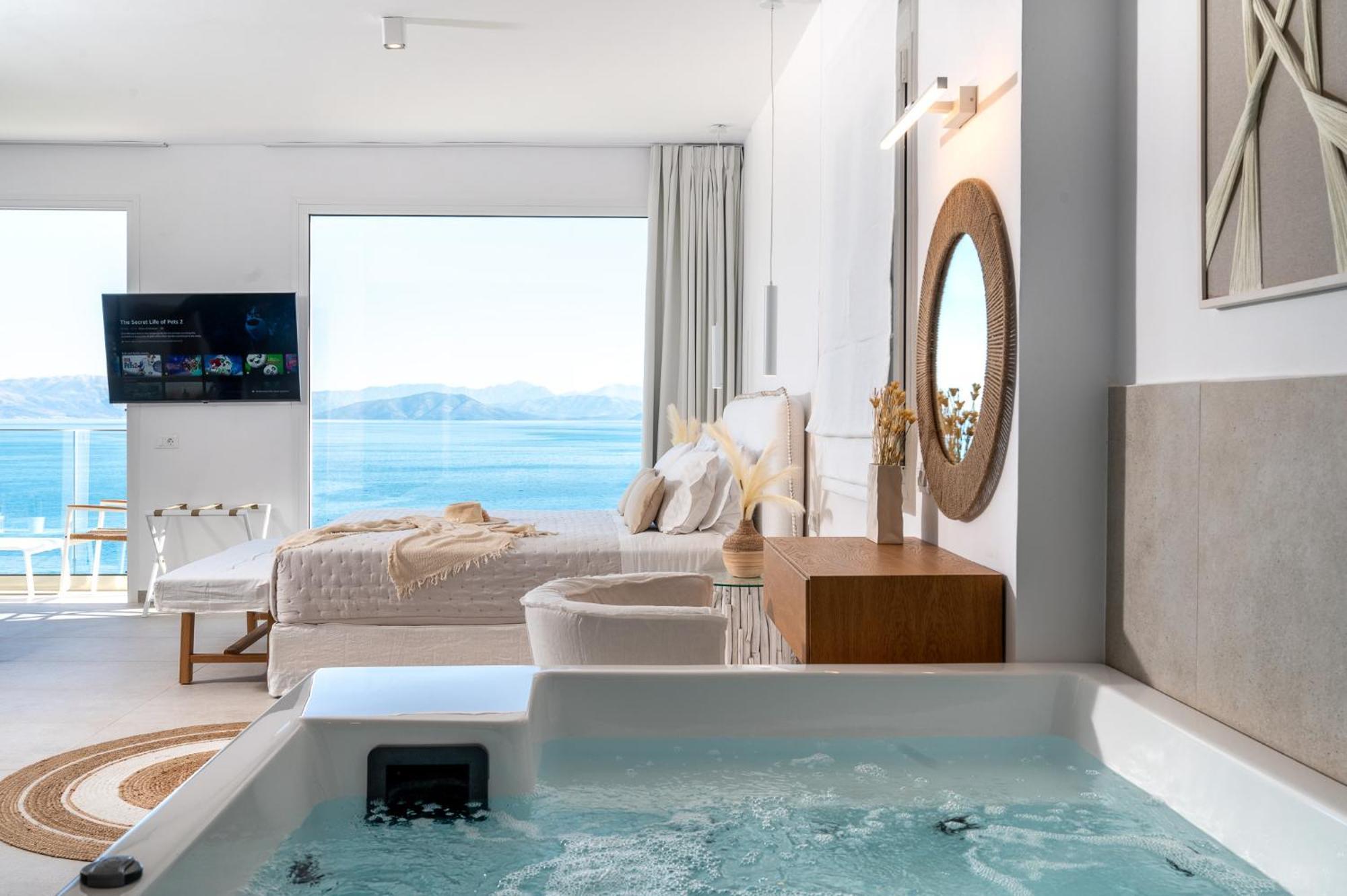 Achillion Luxury Corfu Villa Perama  Extérieur photo